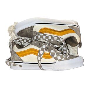 New Womens Knuskool Vans Mega Check Sneakers w/ Box sz 7.5